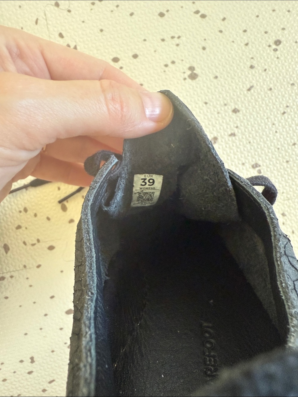 💘 VIVOBAREFOOT - SENSUS II GROUNDING WOMENS OBSIDIAN CRACKED LEATHER EU 39 - Picture 6 of 6